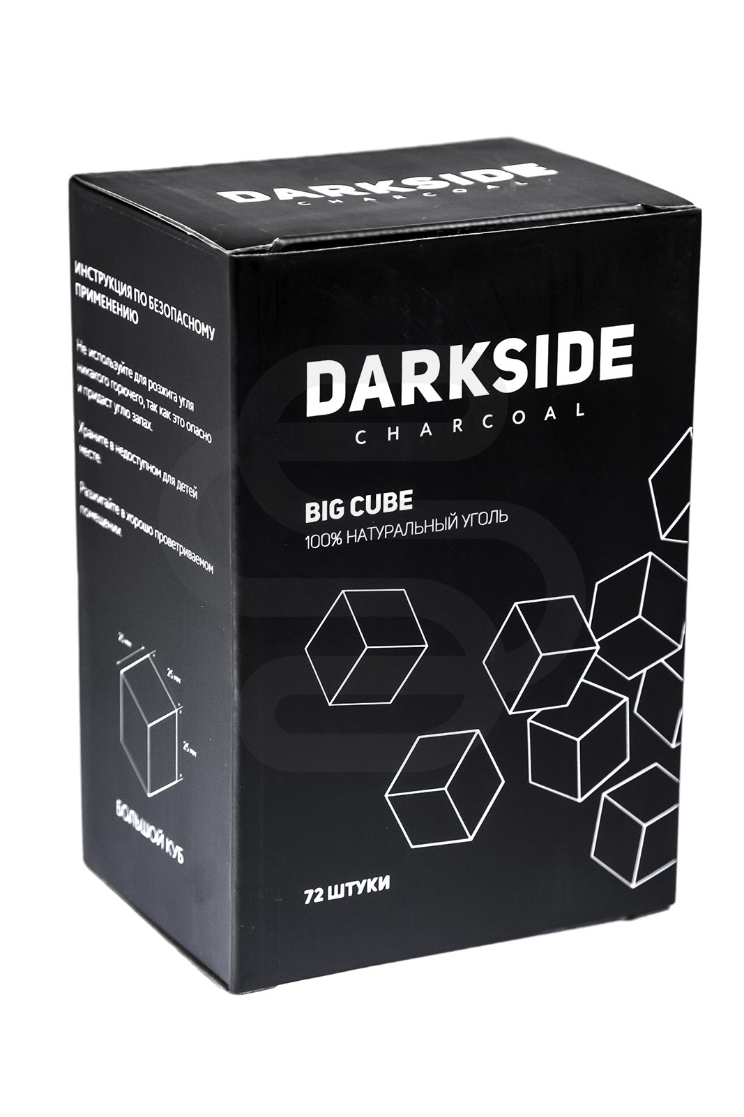 Уголь для кальяна Darkside (72шт)